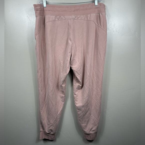 ATHLETA Balance Mocha Latte Pink Sweatpants Jogger Size 2X - Picture 4 of 8